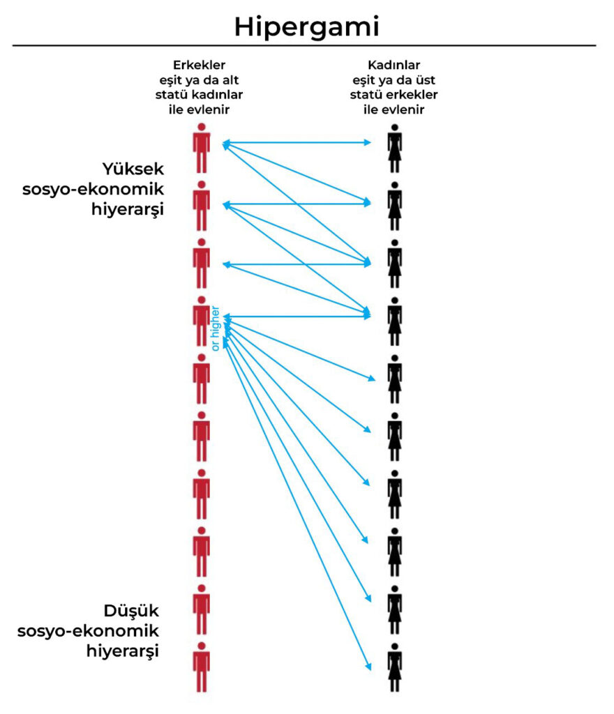 Hipergami nasıl çalışır, hipergami eşleşme grafiği